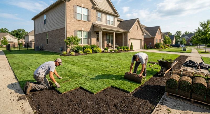 Bentgrass Sod Installation in Rockwall, TX