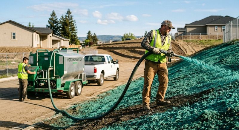 Slope Hydroseeding in Ventura County, CA