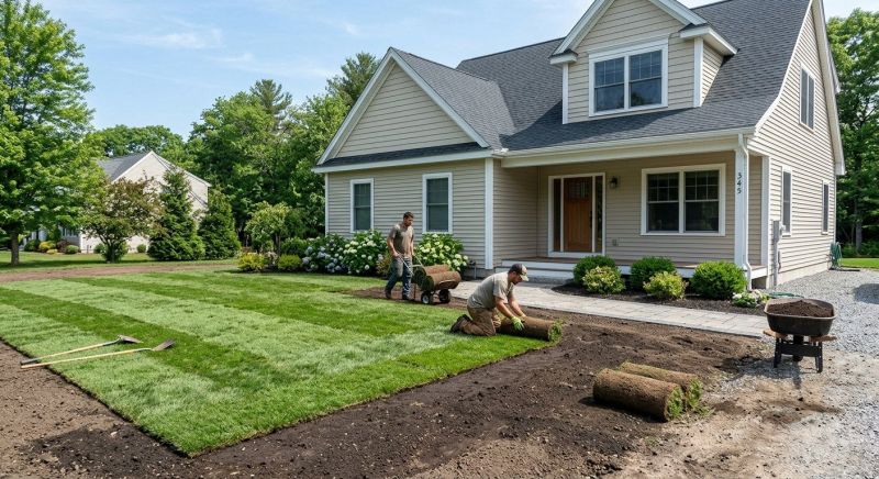 Yard Sodding in Rockwall, TX